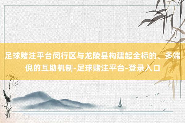足球赌注平台闵行区与龙陵县构建起全标的、多端倪的互助机制-足球赌注平台-登录入口